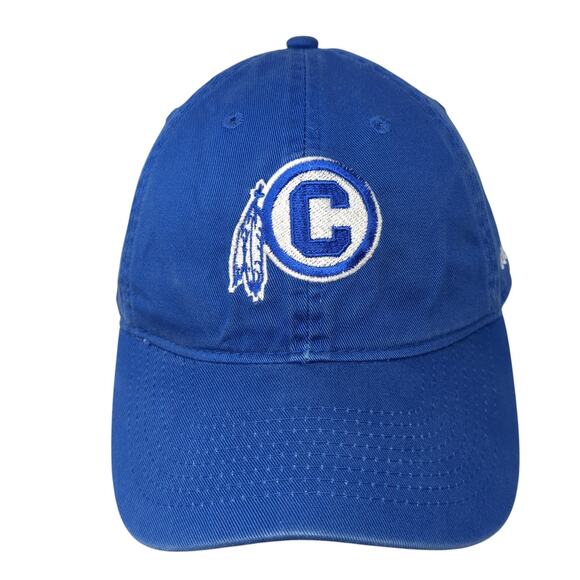 Adidas Slideback Baseball Cap Blue One Size Adjustable Embroidered Lightweight - Picture 1 of 10